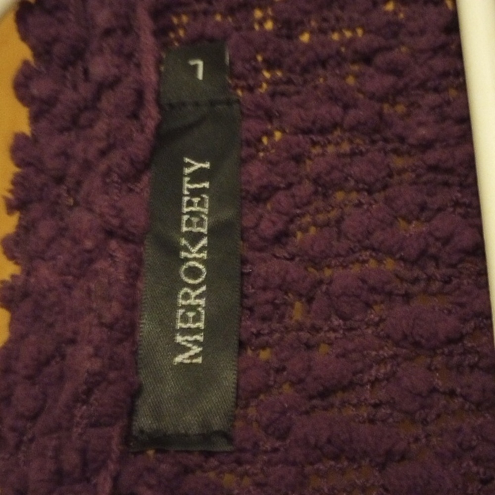 NWOT Popcorn Open Sweater Sz L - Picture 5 of 5